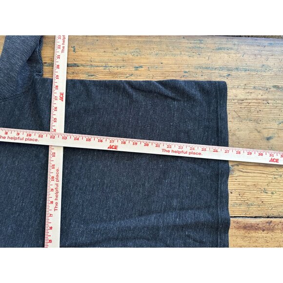 Sonoma Mens Gray Long Sleeve Waffle Knit Shirt M Cotton Crew Neck Thermal - Picture 5 of 5